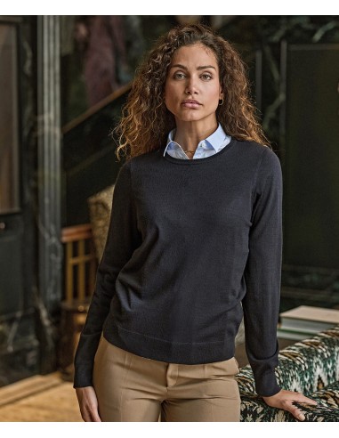 TEE-6006-Womens Crew Neck Sweater
